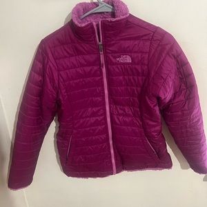 Girls Reversible North Face Jacket